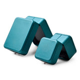 Silk Leather Ring Jewelry Organizer Pendant Storage Rings Gift Case