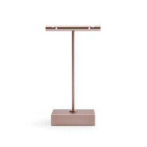 Metal T-Shape Earrings Display Stand Jewelry Organizer Rack