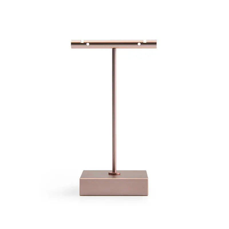 Metal T-Shape Earrings Display Stand Jewelry Organizer Rack
