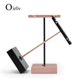 Metal T-Shape Earrings Display Stand Jewelry Organizer Rack