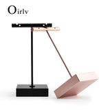 Metal T-Shape Earrings Display Stand Jewelry Organizer Rack