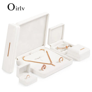 PU Leather Jewelry Box for Rings Necklaces Bracelets