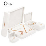 PU Leather Jewelry Box for Rings Necklaces Bracelets