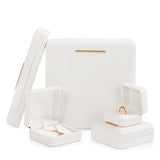 PU Leather Jewelry Box for Rings Necklaces Bracelets