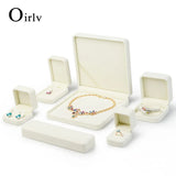 Plush Women's Earring Box Couple Rings Jewelry Organizer