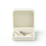 Plush Women's Earring Box Couple Rings Jewelry Organizer
