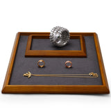 Stackable Solidwood Jewelry Tray for Storage and Display