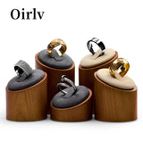 Wooden Ring Holder Ramp Stair Type 3pcs Ring Display Stand Sets