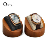 Wooden Watch Display Stand with Microfiber Pillow