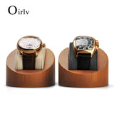 Wooden Watch Display Stand with Pillow Watch Box Jewelry Organizer