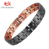 Arthritis Copper Magnetic Bracelet Men Bio Magnet 3000 Gauss Gift