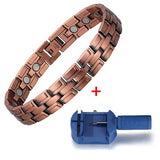 Arthritis Copper Magnetic Bracelet Men Bio Magnet 3000 Gauss Gift