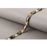 Oktrendy Beauty Stainless Steel Ceramic Women Bracelet Bangle Magnetic Jewelry