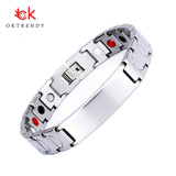Engrave Stainless Steel ID Bracelet Wristband Bangle