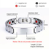 Engrave Stainless Steel ID Bracelet Wristband Bangle
