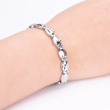 Energy Healing Bracelet Stainless Steel Magnetic Therapy Bracelet