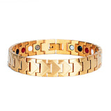 Unisex Magnetic Bracelet Bangle Cuff Surfer Wristband