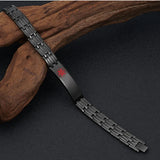 Oktrendy Medical Alert ID Bracelet for Men 316L Stainless Steel Male