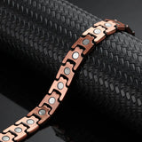 Magnetic Bracelets Red Copper Arthritis Therapy Health Care Hologram Jewelry