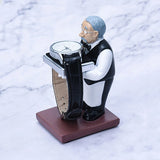 Old Butler Man Watch Stand Glasses Holder Storage Table