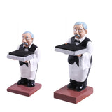 Old Butler Man Watch Stand Glasses Holder Storage Table
