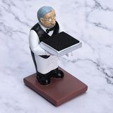 Old Butler Man Watch Stand Glasses Holder Storage Table