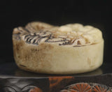 Vintage Jade Hand Carved Dragon Seal 24