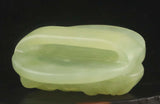 Old Natural Jade Hand Carved Buddha Belt Hook Statue