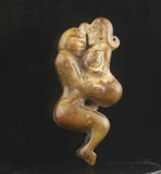 Hand Carved Natural Jade Man and Woman Statue