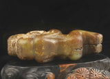 Hand Carved Natural Jade Man and Woman Statue