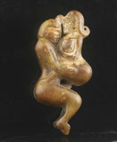 Hand Carved Natural Jade Man and Woman Statue