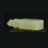 Vintage Hand Carved Monkey Seal Natural Jade Statue