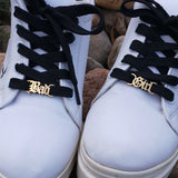 Old English Left Right Shoe-Buckle For Baby Girl Gift Gothic Jewelry