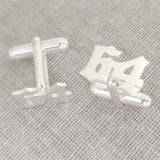 Old English Initials Cufflinks Men's Jewelry