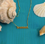 Old English Name Necklace-Gold Custom Jewelry