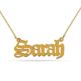 Old English Necklace, Custom Name Necklace, Personalize Necklace