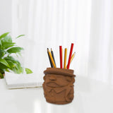 Old Man Pen Holder Gypsum Flower Pot Silicone Mold