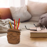 Old Man Pen Holder Gypsum Flower Pot Silicone Mold