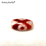 Red Agate Dragon 3 Eyes DZI Beads 11*20mm