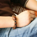 Tibetan Dzi Bracelet Three Eyes Jade Jewelry