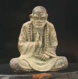 Old Bronze Ancient Buddha Statue