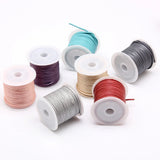 2mm Multicolor Round Leather Cord 5M/lot DIY Jewelry Making
