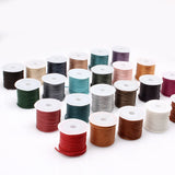 2mm Multicolor Round Leather Cord 5M/lot DIY Jewelry Making