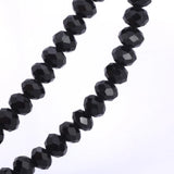 OlingArt 3/4/6/8/10mm Round Glass Beads Rondelle Austria faceted crystal Lake bl