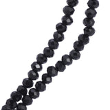 OlingArt 3/4/6/8/10mm Round Glass Beads Rondelle Austria faceted crystal Lake bl