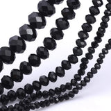 OlingArt 3/4/6/8/10mm Round Glass Beads Rondelle Austria faceted crystal Lake bl