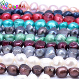 OlingArt Natural Pearl Oval Beads 45PCS DIY Jewelry Making