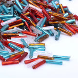 OlingArt Mixed Tube Bead 2x9mm 2900pcs/bag Bugles Glass Seed Beads