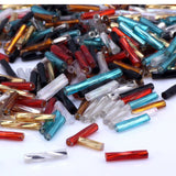 OlingArt Mixed Tube Bead 2x9mm 2900pcs/bag Bugles Glass Seed Beads