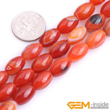 Red Agates Beads Natural Stone Beads DIY Loose Beads 15 Inches